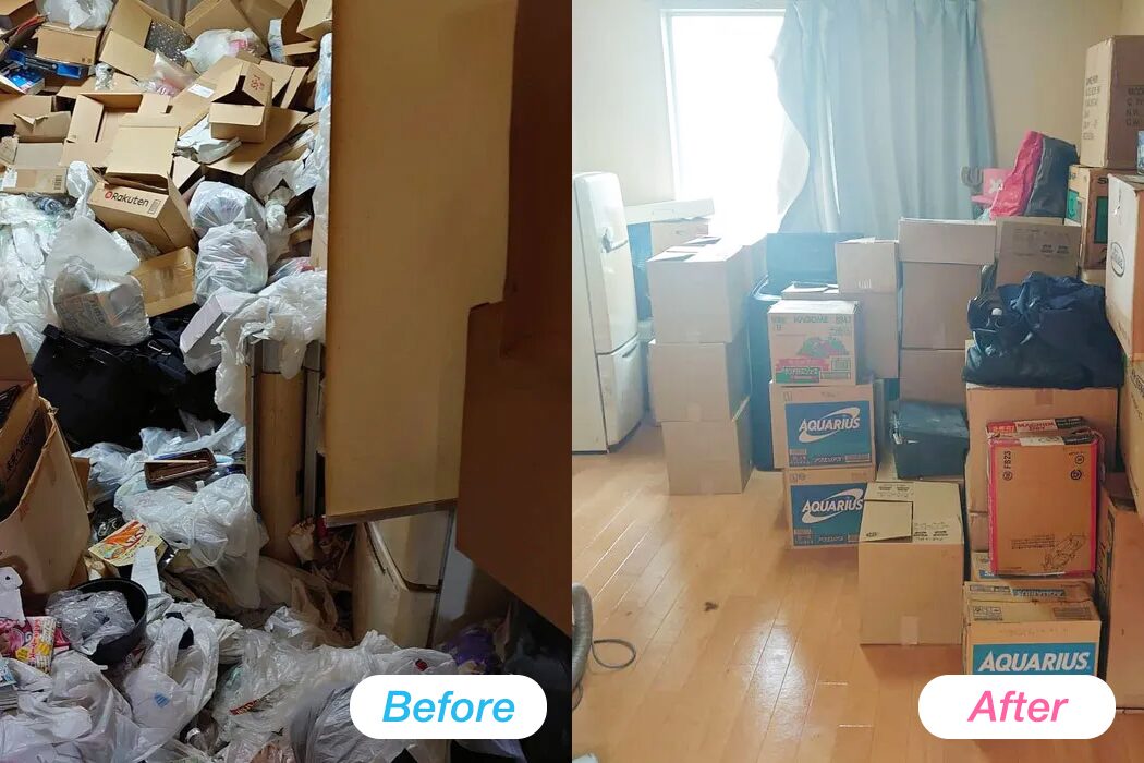 八王子市子安町｜戸建て｜ゴミ屋敷清掃の作業事例