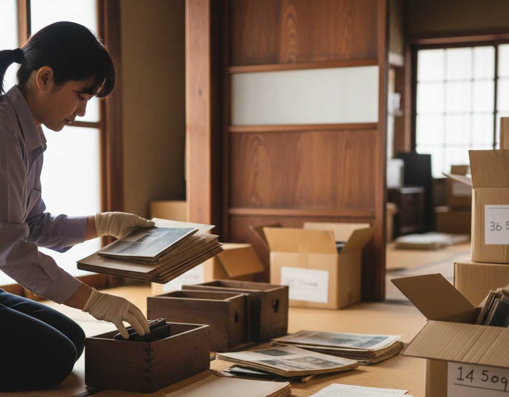 3年空き家の戸建て 遺品整理