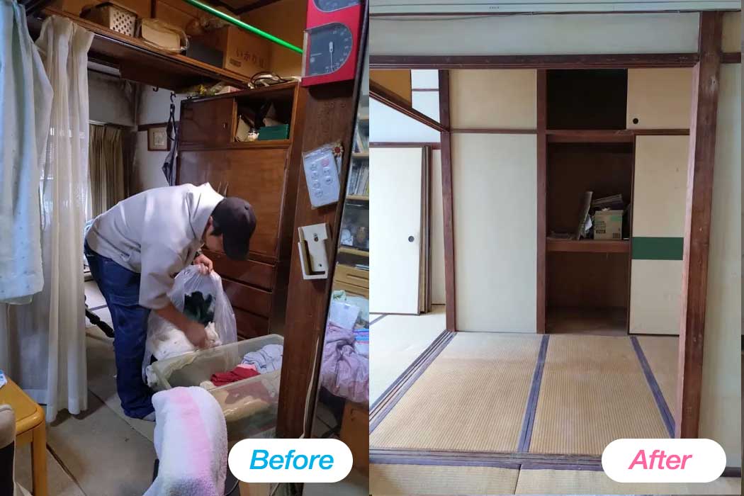 遺品整理の作業事例