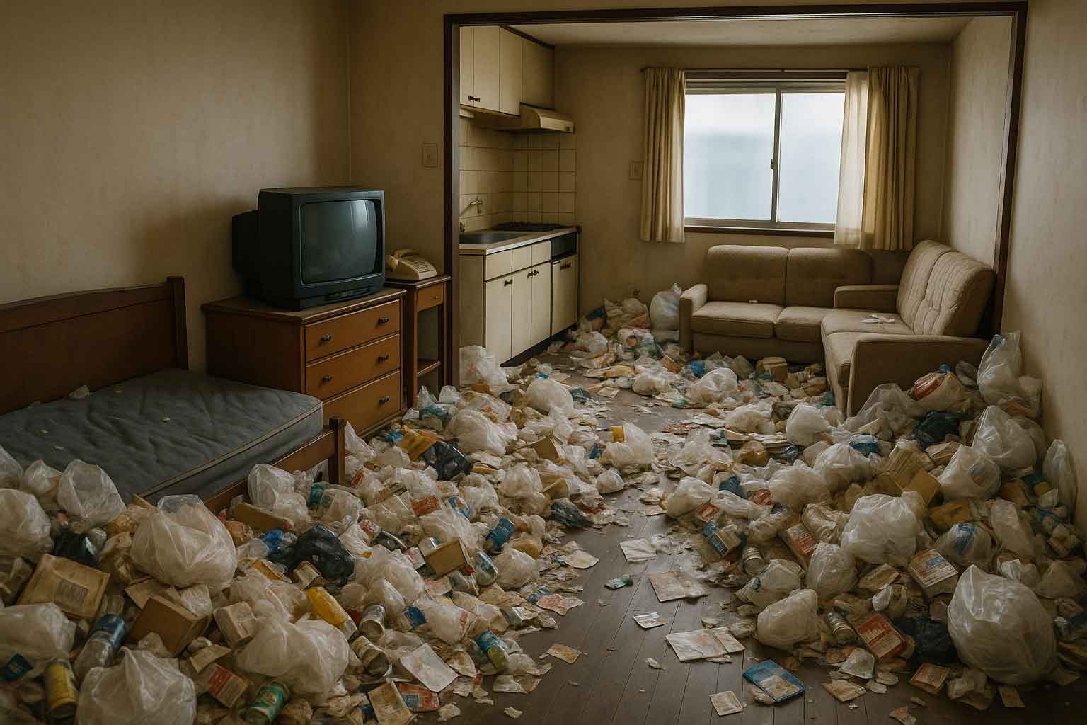 父の遺品整理 ゴミ屋敷清掃